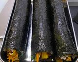 A picture of step 10 of Korean Kimbap (김밥).