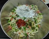 A picture of step 1 of Veg Indian Sizzler.