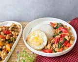 Foto langkah ke 5 dari resep Pad Kra Pao/Ayam Cincang Kemangi.