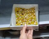 A picture of step 7 of Rasmalai Fudge (White chocolate fudge).