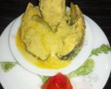 A picture of step 4 of Bhapa Ilish/ STEAMED ILISH WITH FILTERED MUSTARD PASTE & COCONUT.