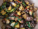 Oseng kentang ati ampela
