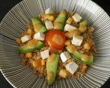 Foto del paso 14 de la receta: Ensalada de quinoa, caqui, aguacate y queso brie