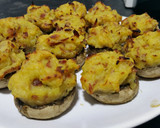 Foto del paso 14 de la receta: Champiñones rellenos de boniato y jamón crujiente