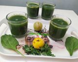 पालक आंवला ग्रीन जूस (Palak Aamla Green Juice Recipe In Hindi) रेसिपी चरण 5 फोटो