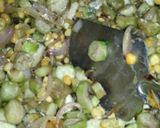 A picture of step 4 of Turai chana dal ki Sabji.