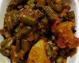 A picture of step 5 of French beans aloo ki sabzi.