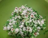 Foto langkah ke 3 dari resep Popcorn rasa pandan.