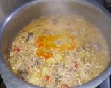 A picture of step 9 of Sindhi biryani.