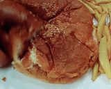 A picture of step 7 of Shami kabab Burger.