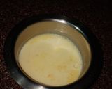 A picture of step 3 of Motichur Custard kulfi.
