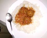 A picture of step 10 of Tasty Coconut Meatballs.