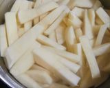 A picture of step 2 of Fries pakora.