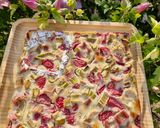 Une image de l'étape 3 de Clafoutis fraise 🍓rhubarbe.
