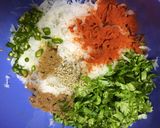 Hình bước làm 3 của món Radish poratha