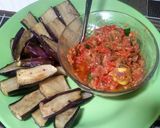 Foto langkah ke 3 dari resep Sambal terasi lalap terong.