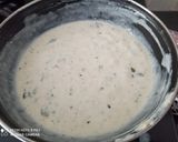 A picture of step 3 of Macaroni in Mushroom and bell pepper sauce.