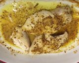 A picture of step 2 of Honey and Mustard Chicken Wraps.