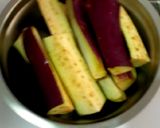 Foto langkah ke 1 dari resep Plecing Tuung Base Tunu/Plecing Terong Bumbu Bakar.