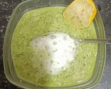 A picture of step 4 of Moong Bean Dhokla.