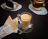 صورة لخطوة 2 من وصفة شاي الكريم كراميل بالفانيلا