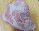 絲瓜松阪豬的食譜步驟1照片