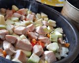 Foto del paso 3 de la receta: Arroz con pollo y verduras salteadas