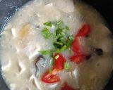 Foto langkah ke 4 dari resep Sup Tahu Ayam Jamur.
