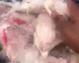 A picture of step 1 of Pepper chicken 🍗.