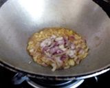 A picture of step 1 of Paneer korma with jeera rice.