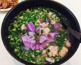 Hình bước làm 2 của món Canh khoai mỡ tôm viên giò sống
