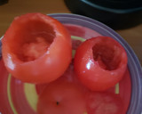 Foto del paso 1 de la receta: Tomate relleno con atún