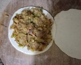 A picture of step 12 of DELICIOUS AALOO PARATHA WITH RAAIYTA ACHAR KETCHUP & TEA.