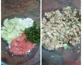 A picture of step 2 of Leftover Rice Manchurian.