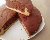 Foto del paso 5 de la receta: Pastel de plátano al chocolate con especias tiger y nueces garrapiñadas