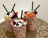صورة لخطوة 3 من وصفة ايسكريم بالفواكه 🍓🍌🍏🍇