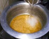 A picture of step 4 of Mughalai halwa.