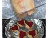 A picture of step 4 of Vanilla Heart Cookies & Nutella Stuffed Chocolate Chips Cookies.