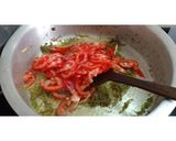 A picture of step 2 of Masur Pulao.