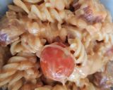 A picture of step 9 of My Sausage & Tomato Beans Pasta.
