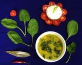 A picture of step 7 of Moong Palak Dal.
