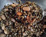 A picture of step 2 of Black Bean Curry.