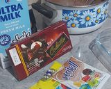 Foto langkah ke 1 dari resep Pudding Chocolate with Vla Cream Cheese.