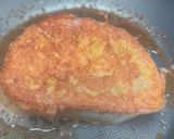 A picture of step 4 of Stuffed French Toast 😃.