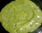 A picture of step 4 of Spinach bathu chila.