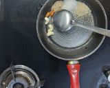 A picture of step 1 of Eggs potato curry.