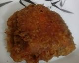 A picture of step 12 of Dimer jhal pitha (spicy fried poached egg).