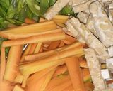 Foto langkah ke 2 dari resep Sayur tempe buncis kuah santan.