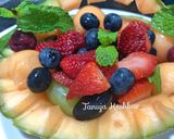 A picture of step 3 of Lime mojito Fruit Salad.