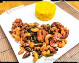 Foto del passaggio 6 della ricetta Petto di Pollo con Mandorle e Anacardi